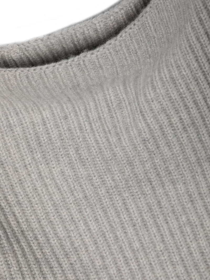 ribbed-knit cashmere scarf 3