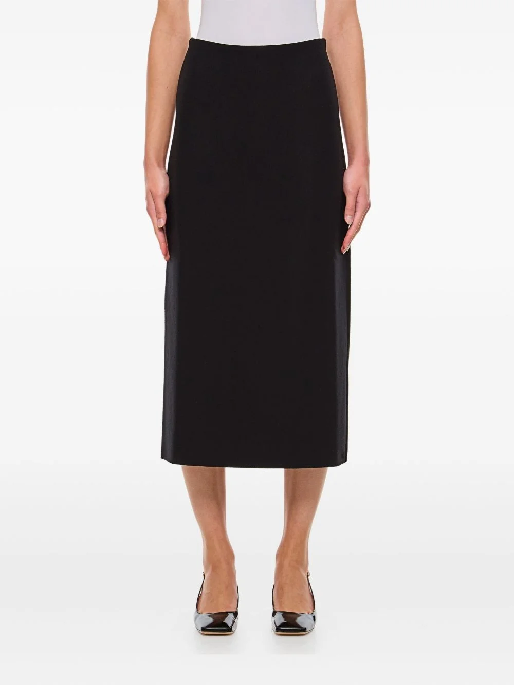 A-line midi skirt - 1