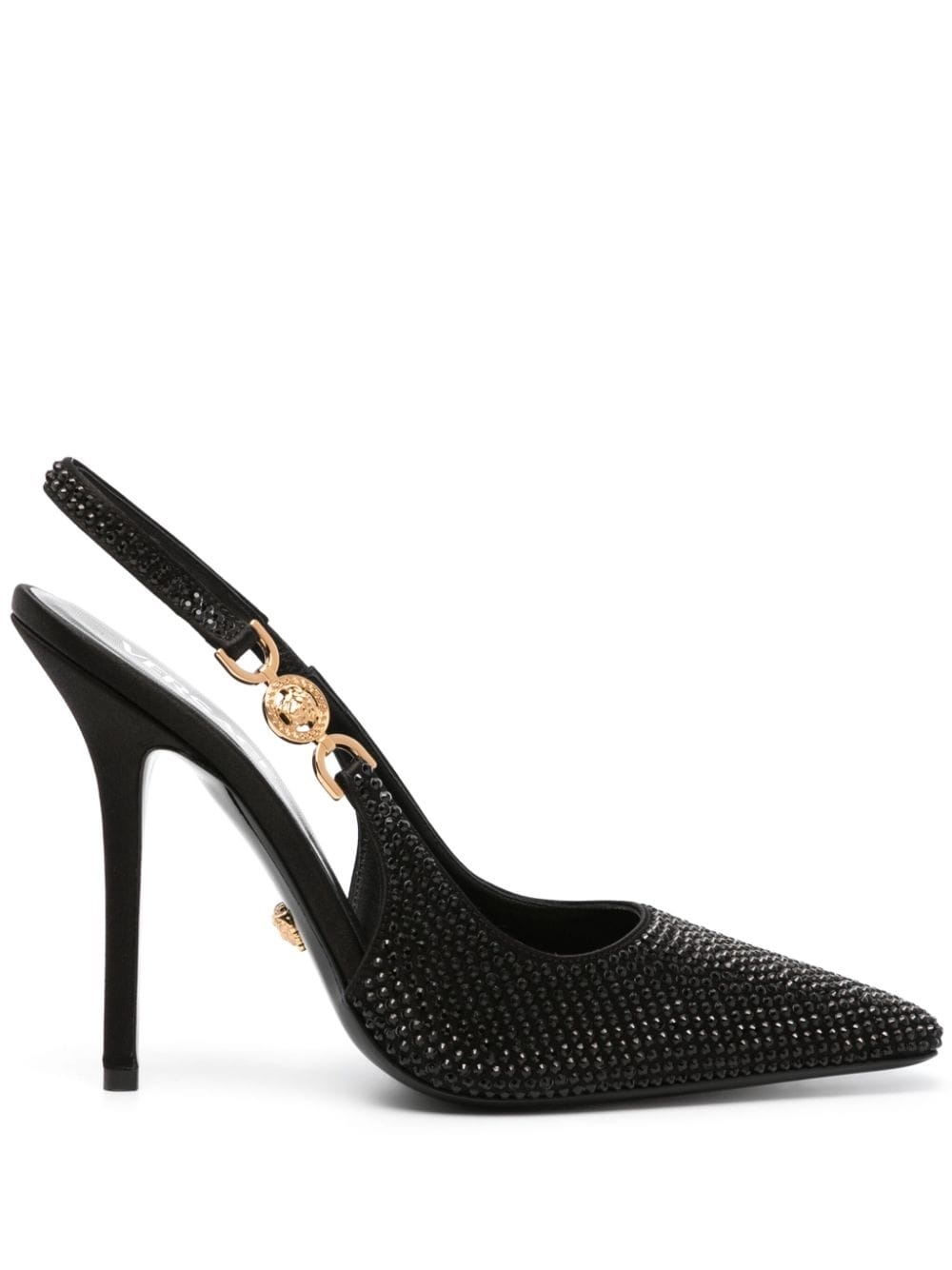 Medusa '95 crystal slingback pumps - 1