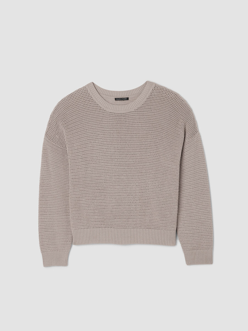 Peruvian Cotton Blend Crew Neck Top 1