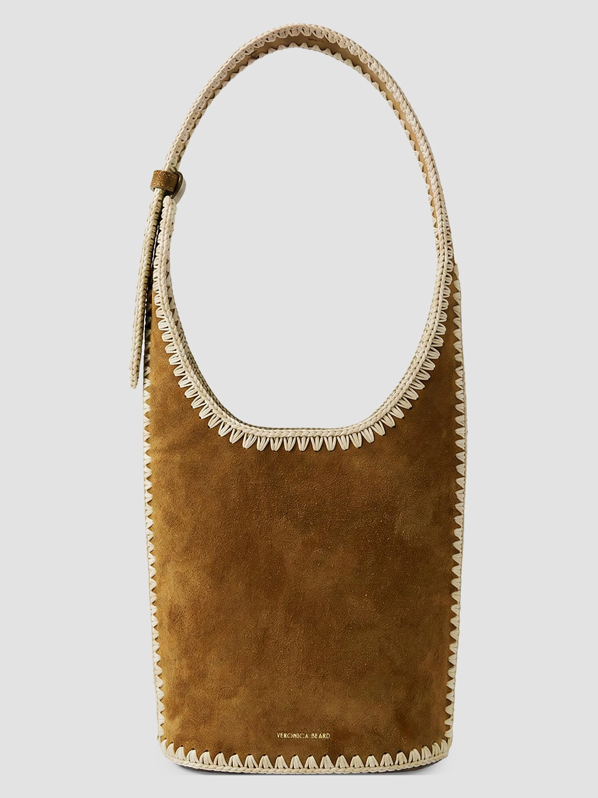 Women's Loop Small Whipstitch Suede Shoulder Bag - Acorn Multi - 1