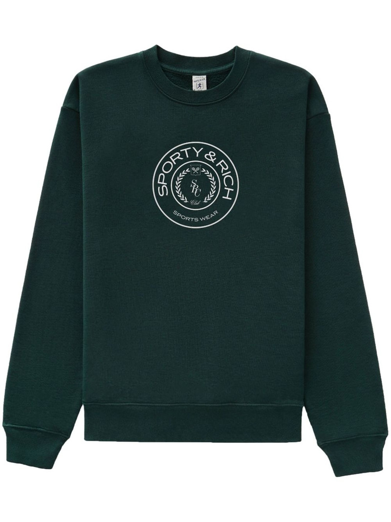 Connecticut Crest cotton sweatshirt 1