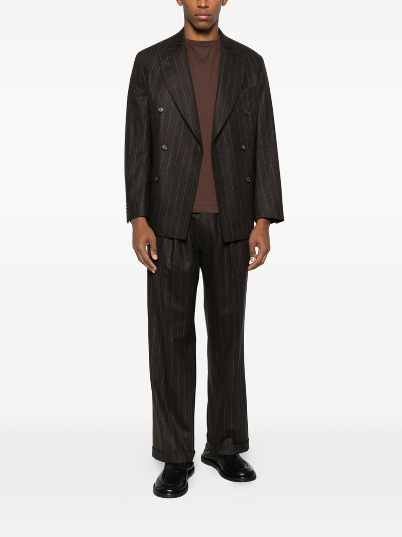 KAPTAIN SUNSHINE Suvin Cotton Suede Tenjiku S/S crew-neck T-shirt outlook