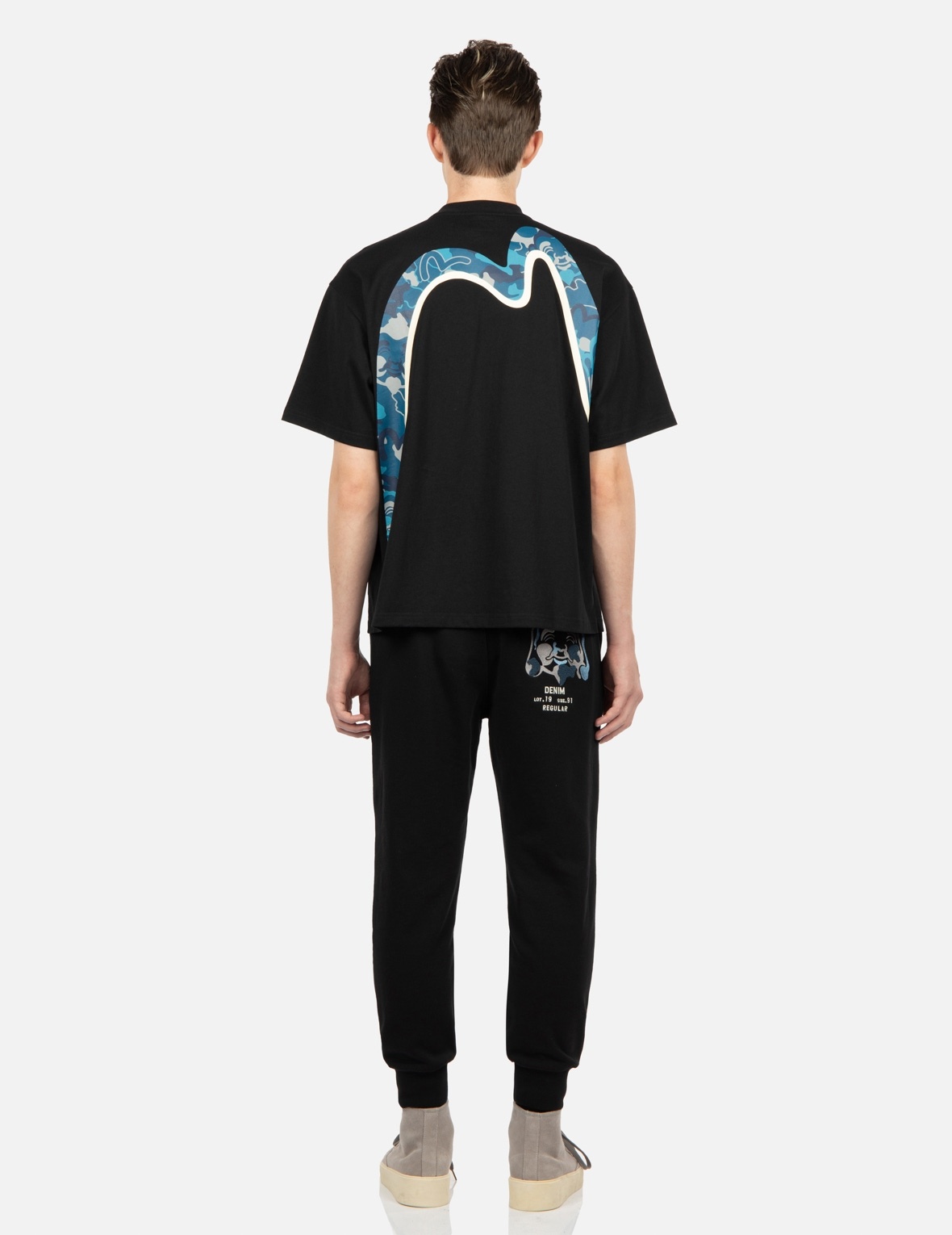 CAMOUFLAGE GODHEAD EMBROIDERY SWEATPANTS - 5