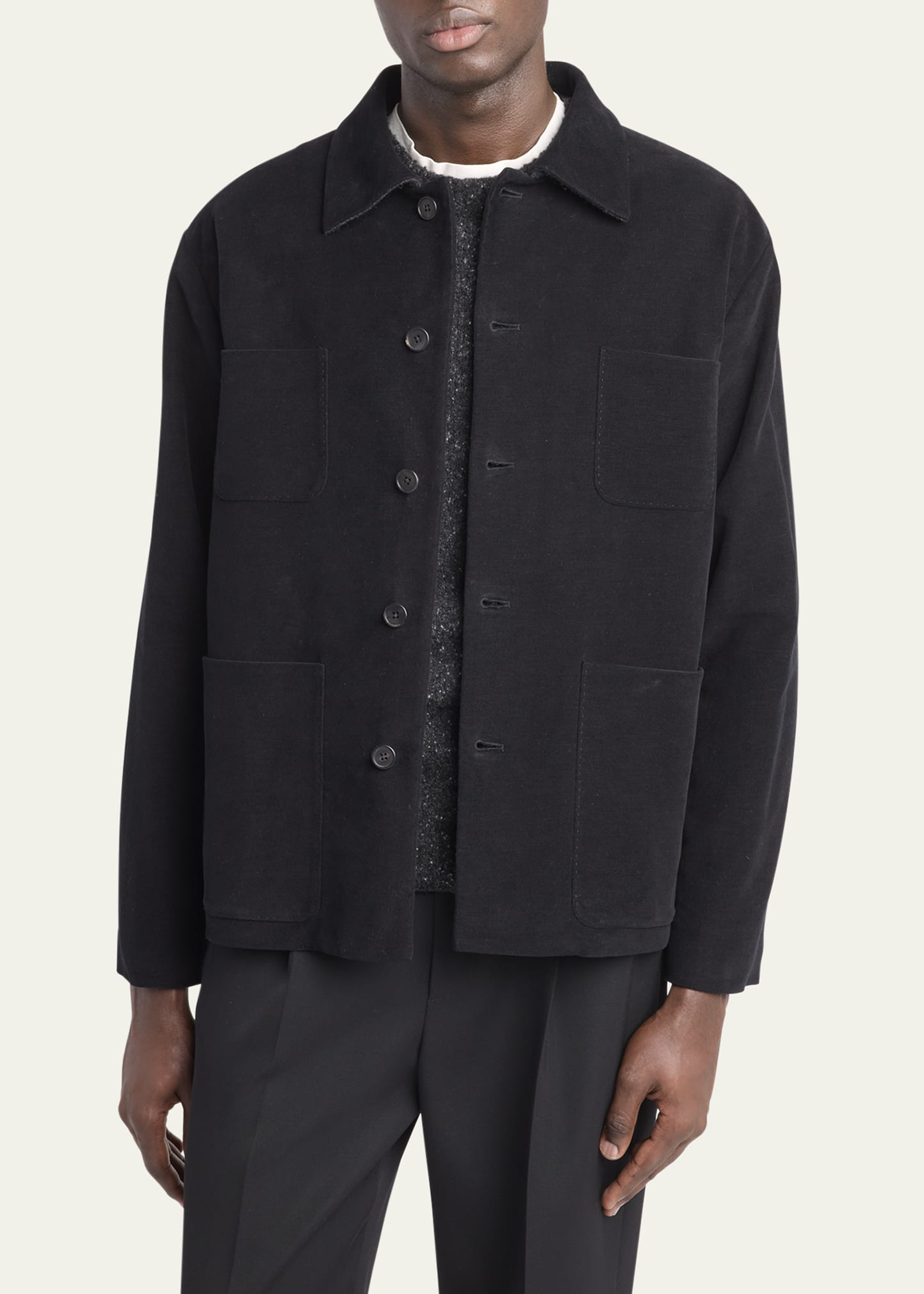 Men's Kian Cotton Moleskin Shirt Jacket - 4