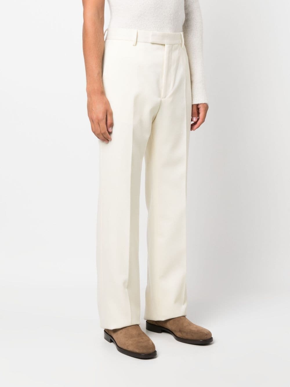 straight-leg tailored trousers - 3