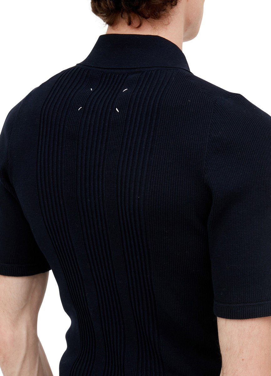 Underwear knit polo shirt - 5