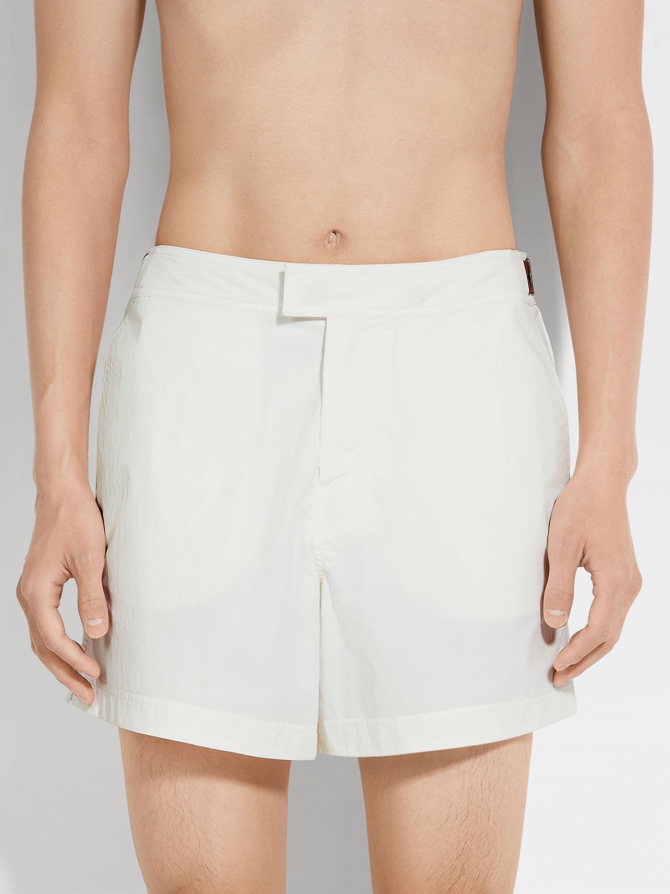 ZEGNA 232 ROAD BRAND MARK SWIM TRUNKS - 2