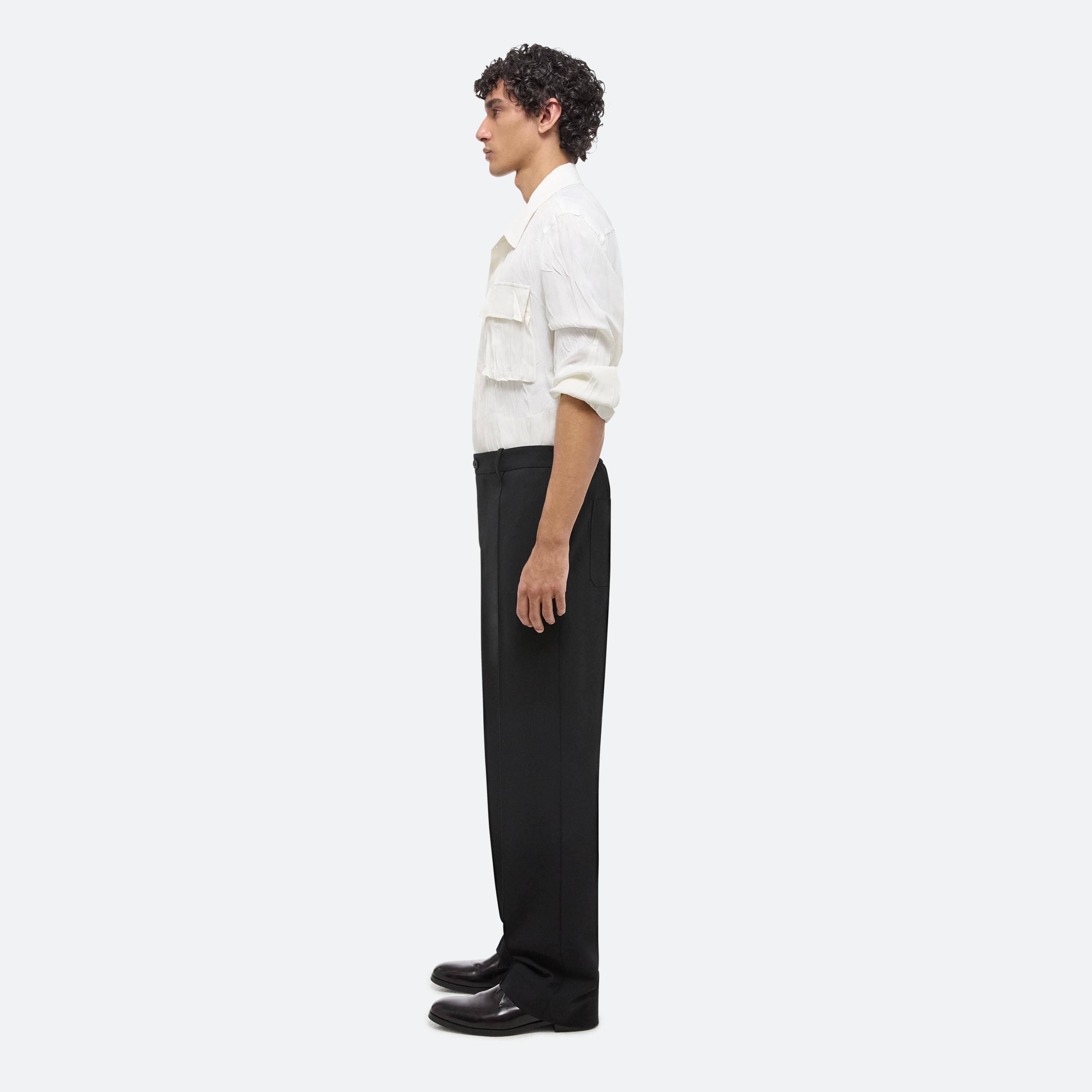 RELAXED TROPICAL WOOL TROUSER - 4