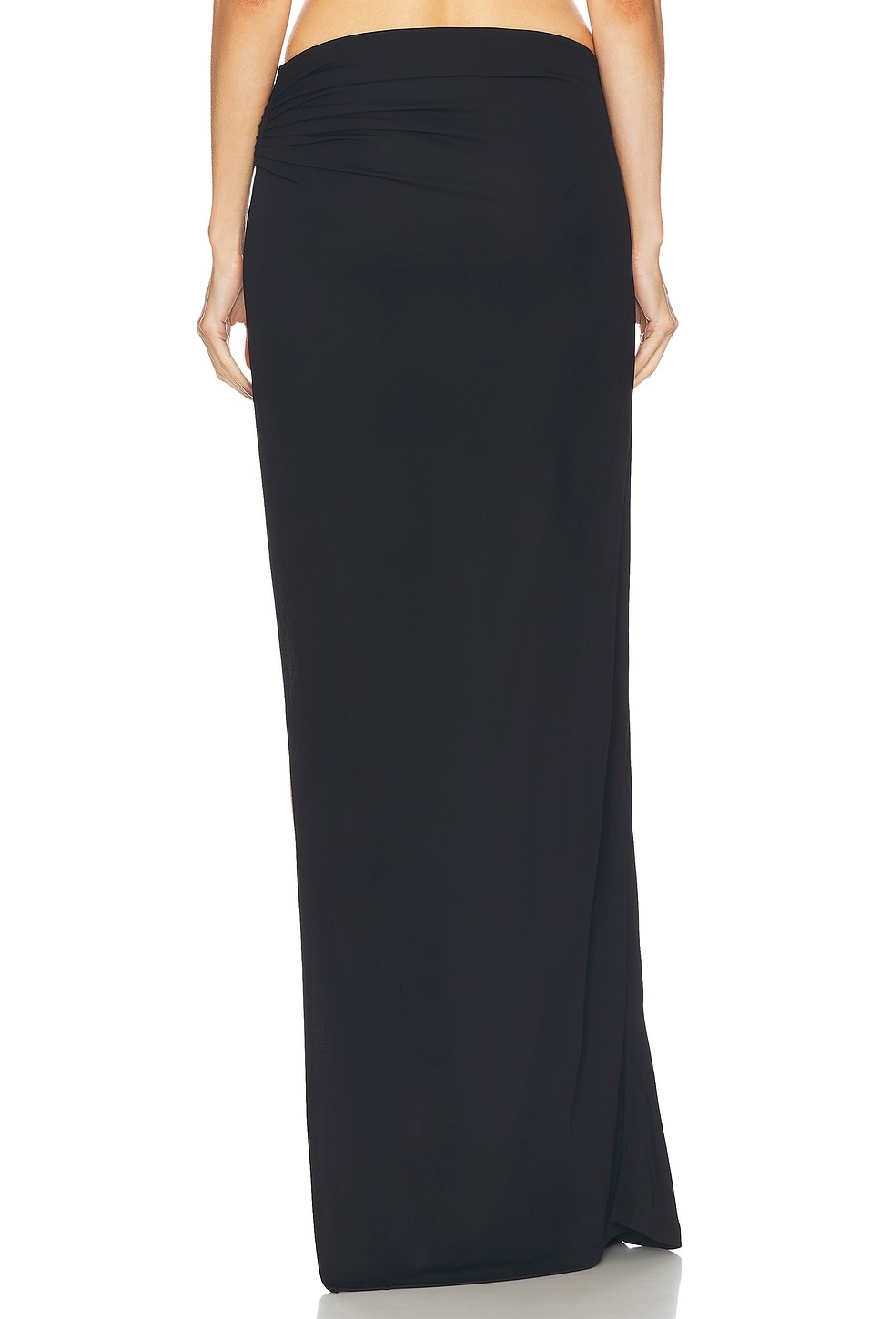 Draped Maxi Skirt - 4