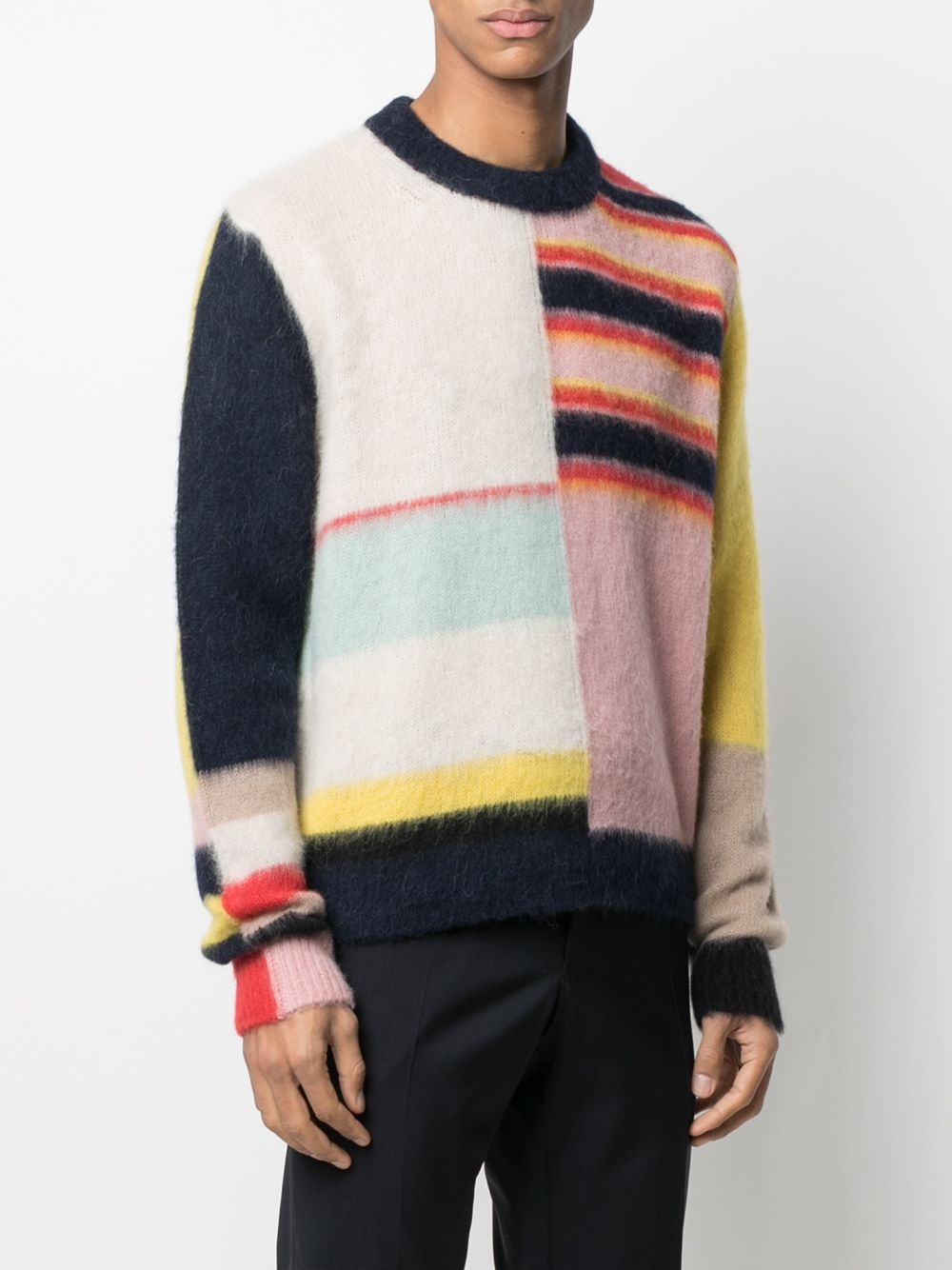 colourblock knitted jumper - 3