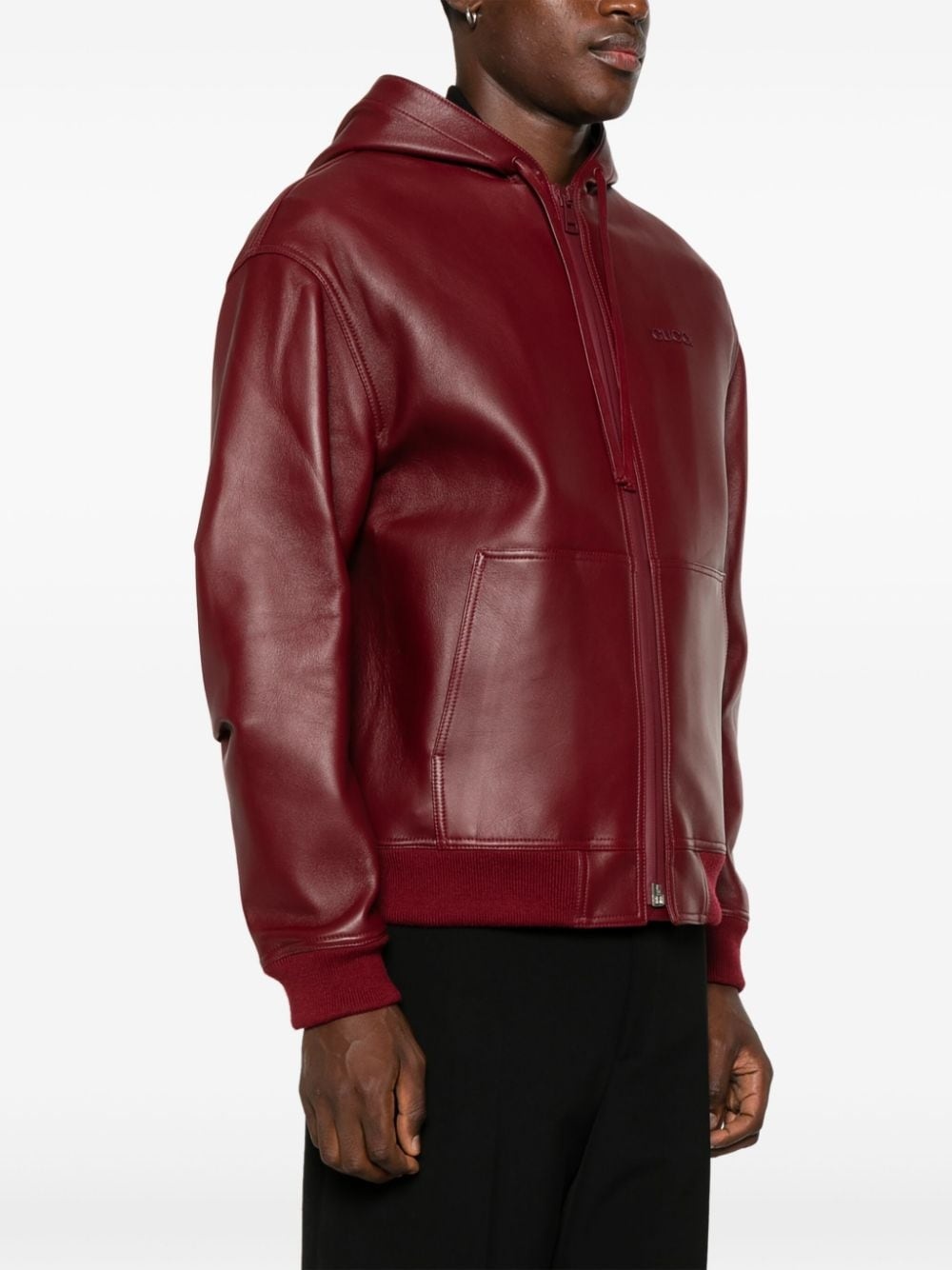 logo-embroidered jacket - 3