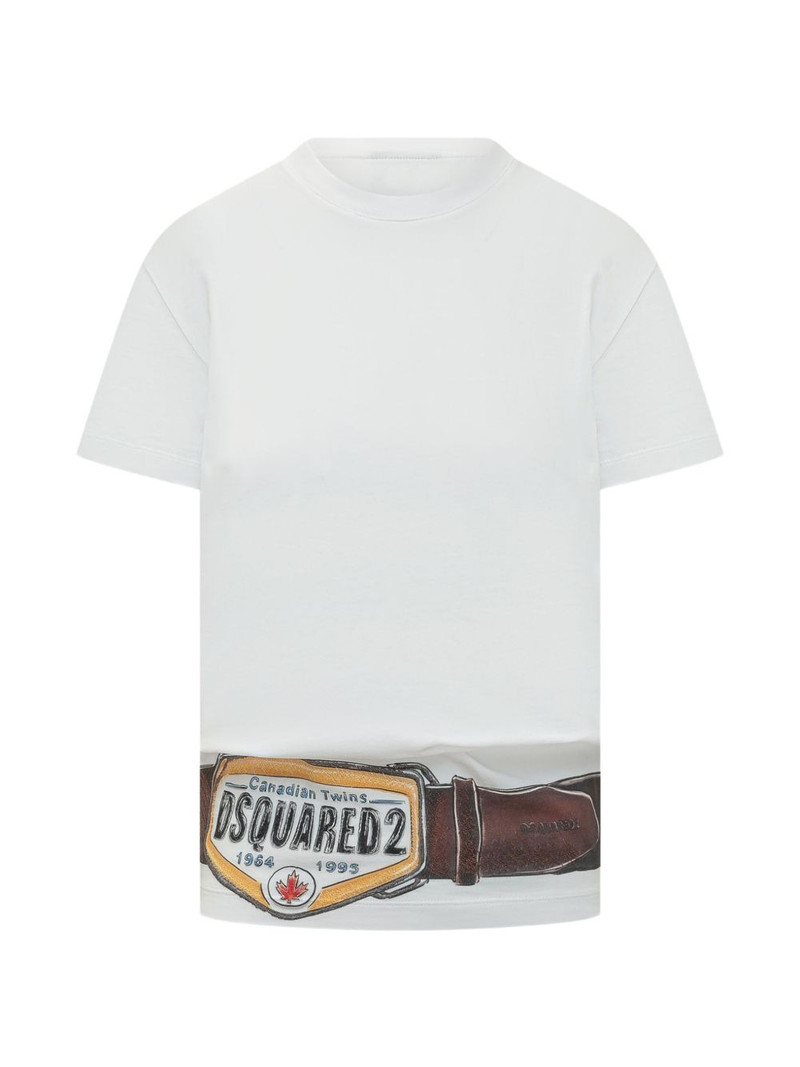 belt-print t-shirt 1