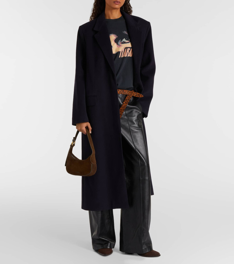 STAUD Owen suede shoulder bag outlook