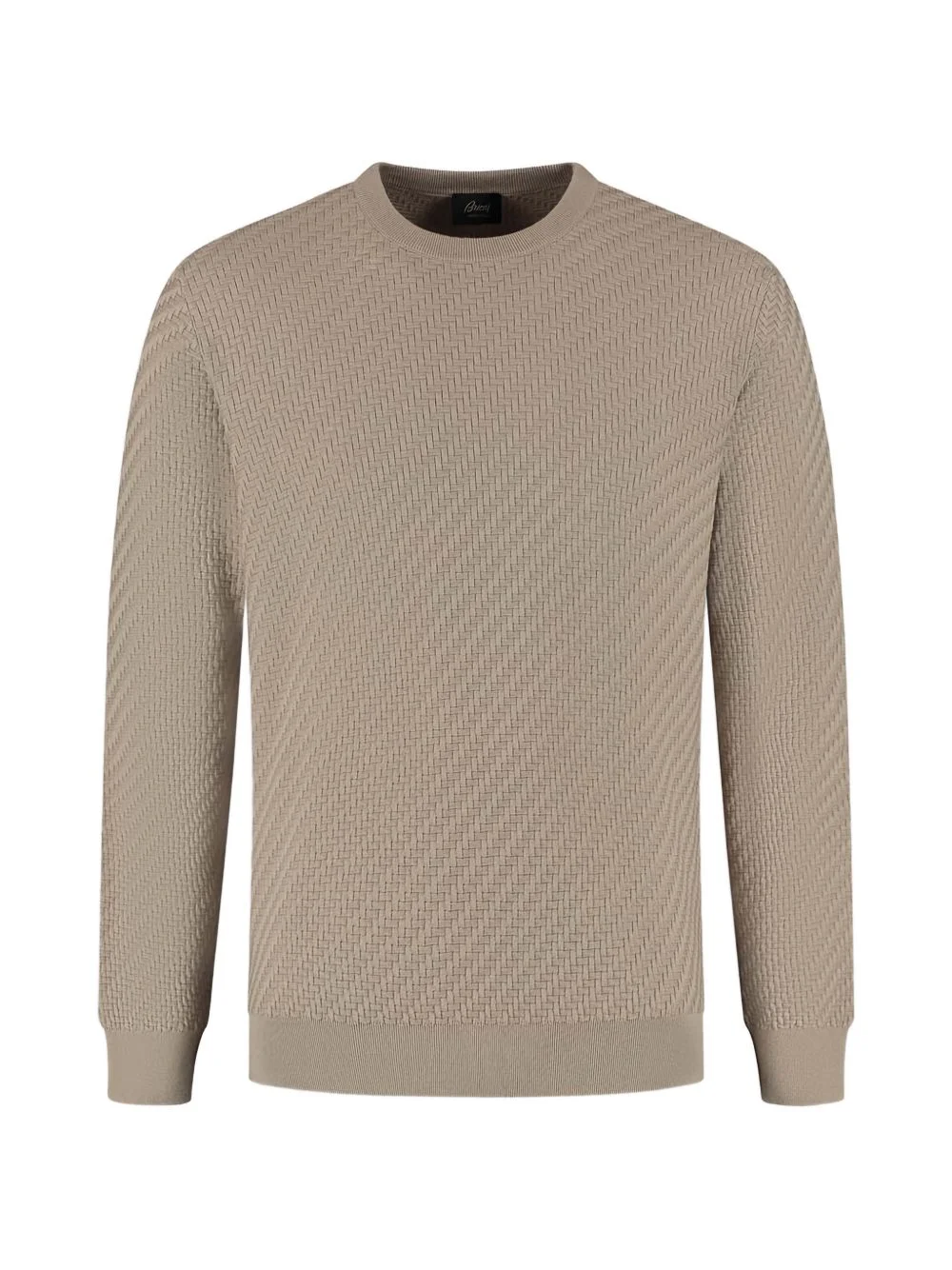 crew-neck long-sleeve sweater - 1