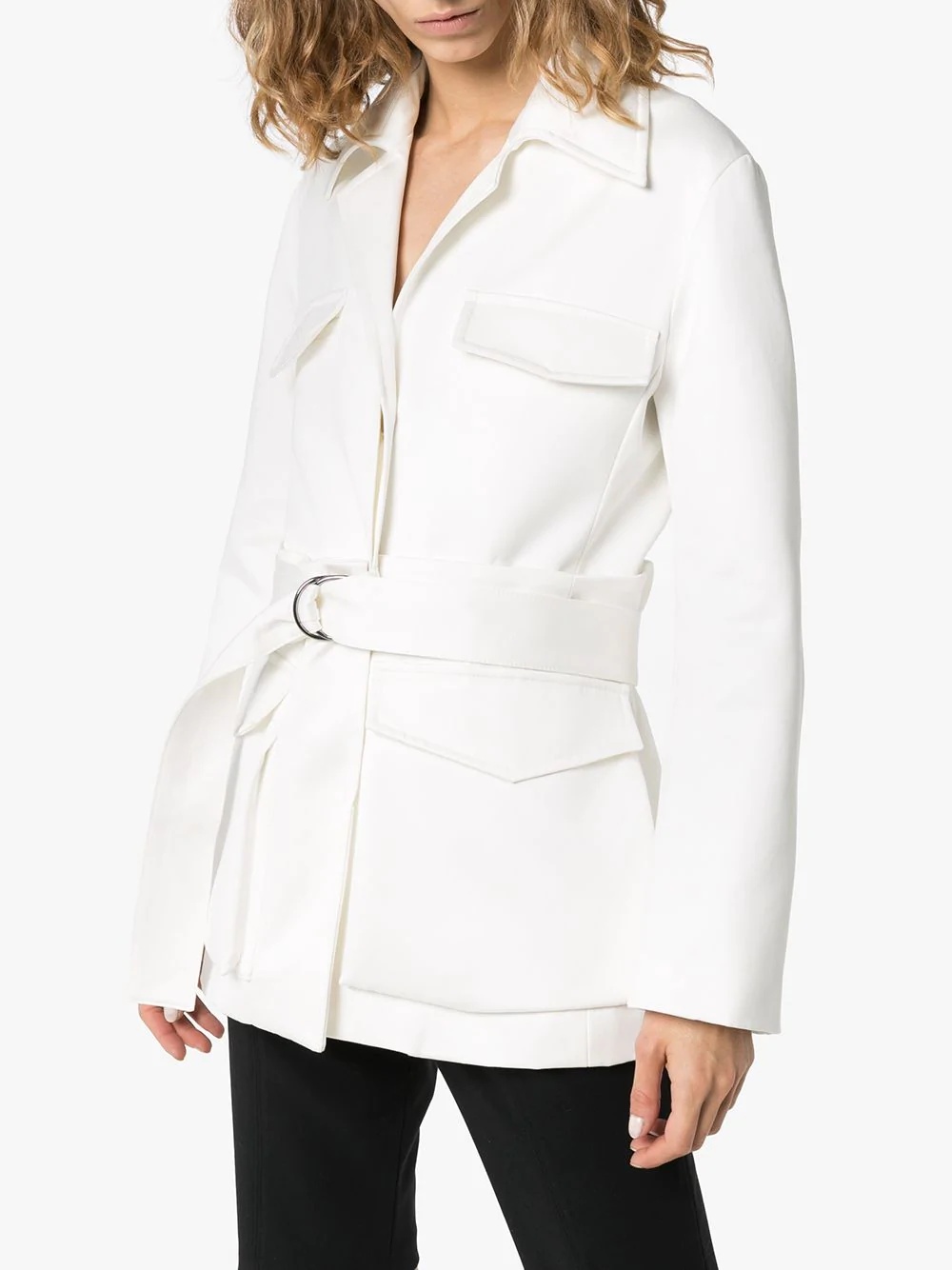 convertible belted jacket  - 3