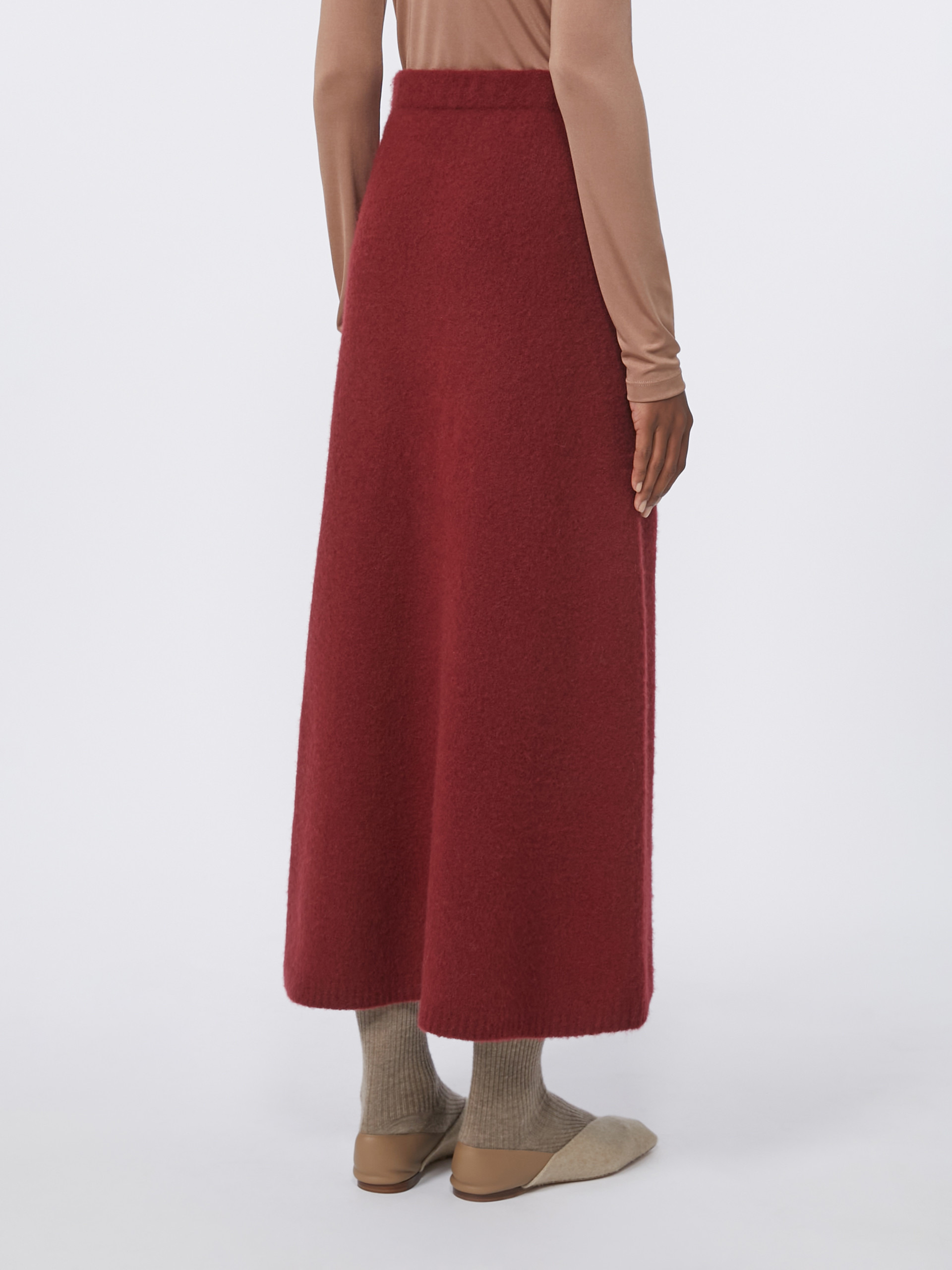 DORINA Stretch cashmere yarn skirt - 4