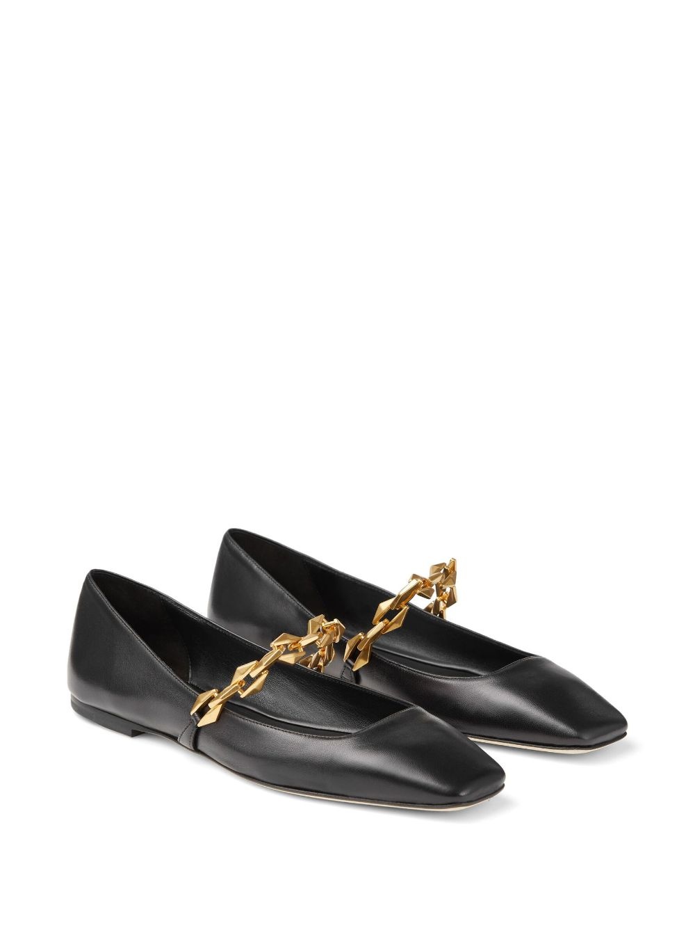 Diamond Tilda leather ballerina shoes - 2