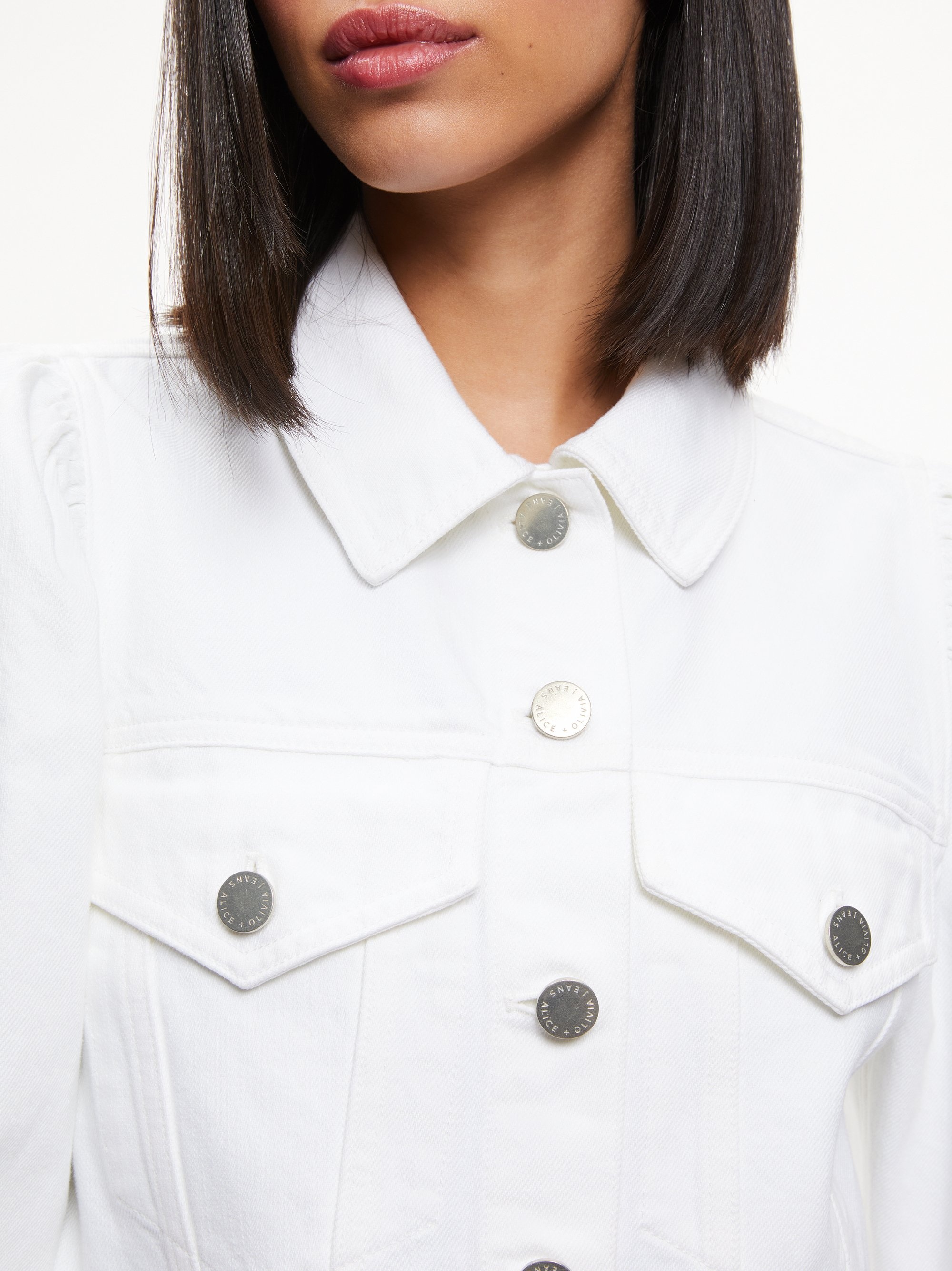 LANA PUFF SLEEVE DENIM JACKET - 5