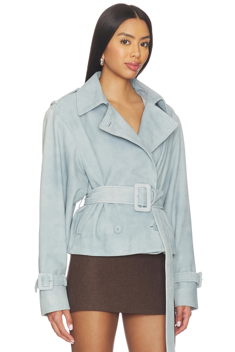 LAMARQUE Dhana Cropped Trench Coat outlook