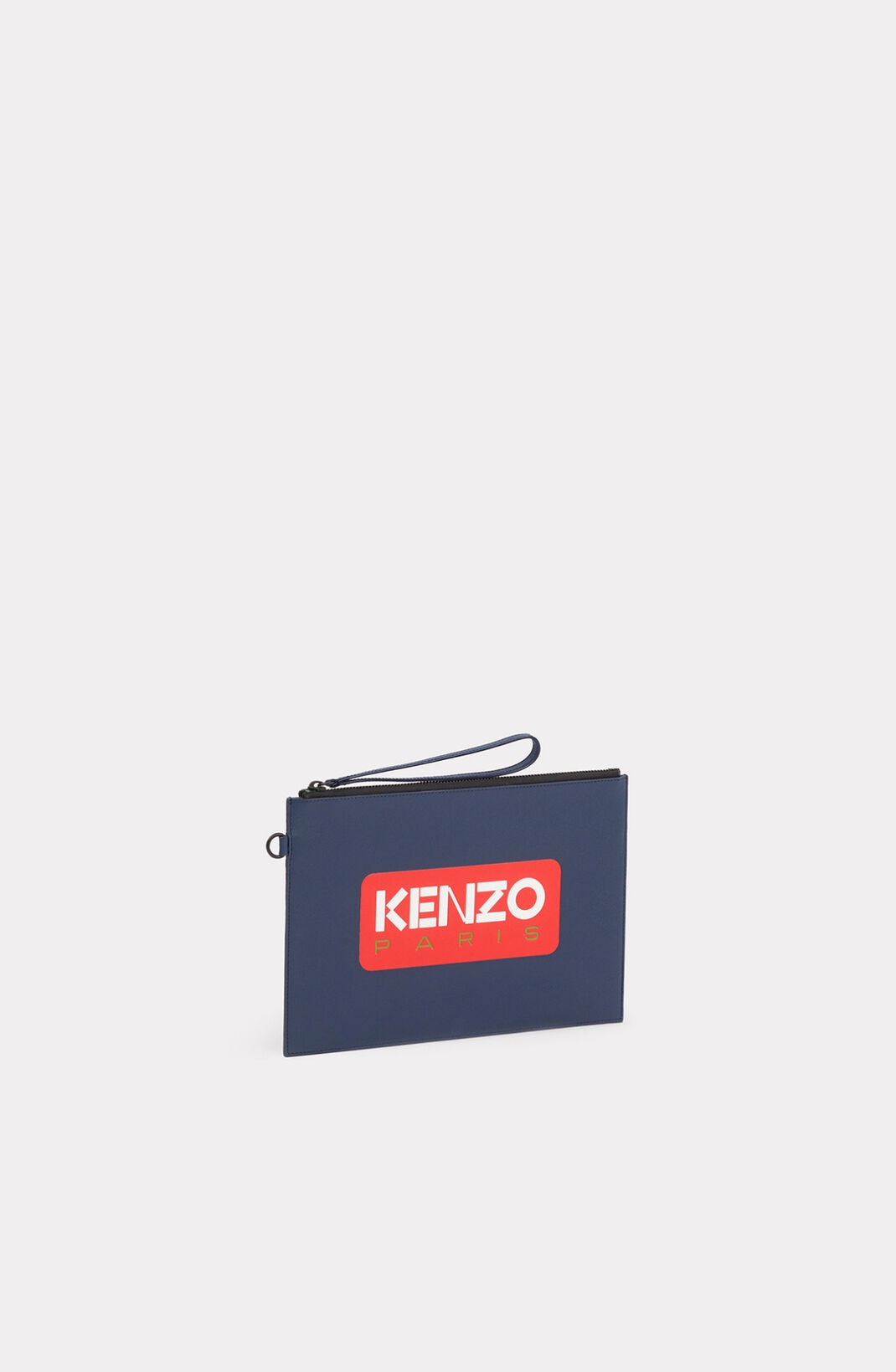 KENZO Paris large leather clutch - 1