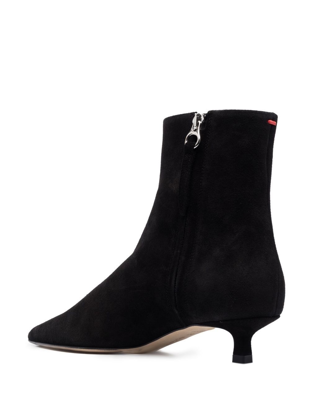 suede pointed-toe boots - 3