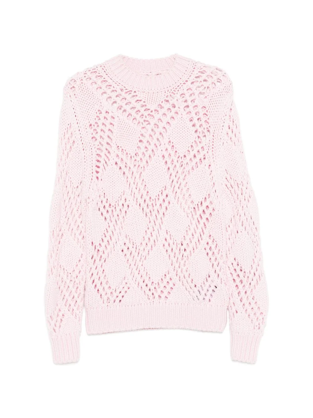 open-knit sweater - 1
