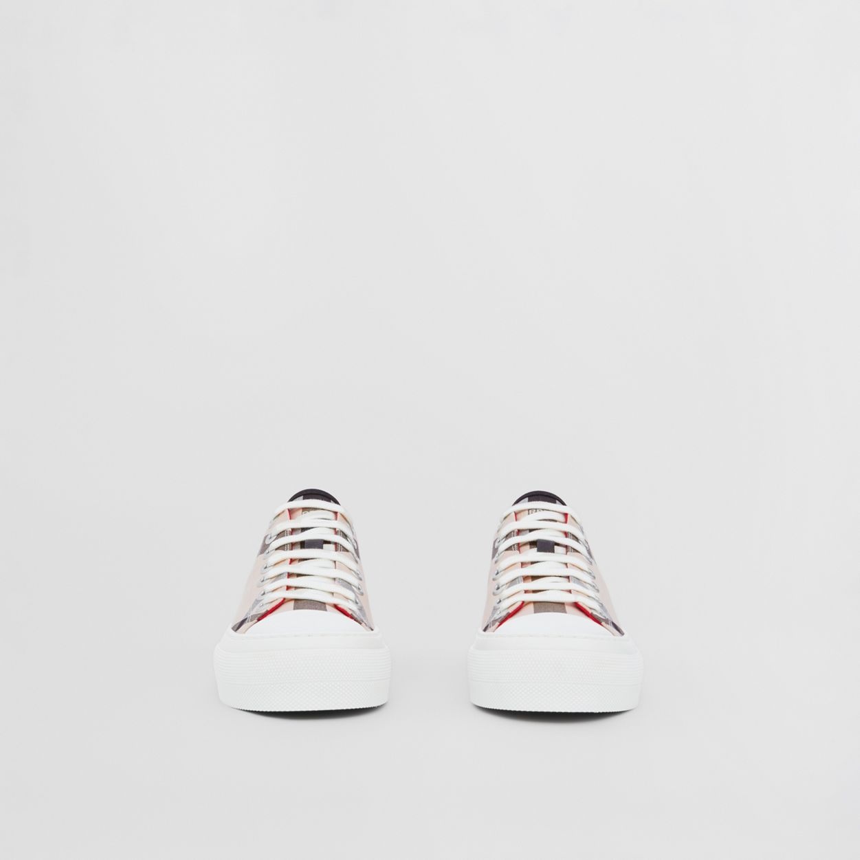 Check Cotton Sneakers - 3