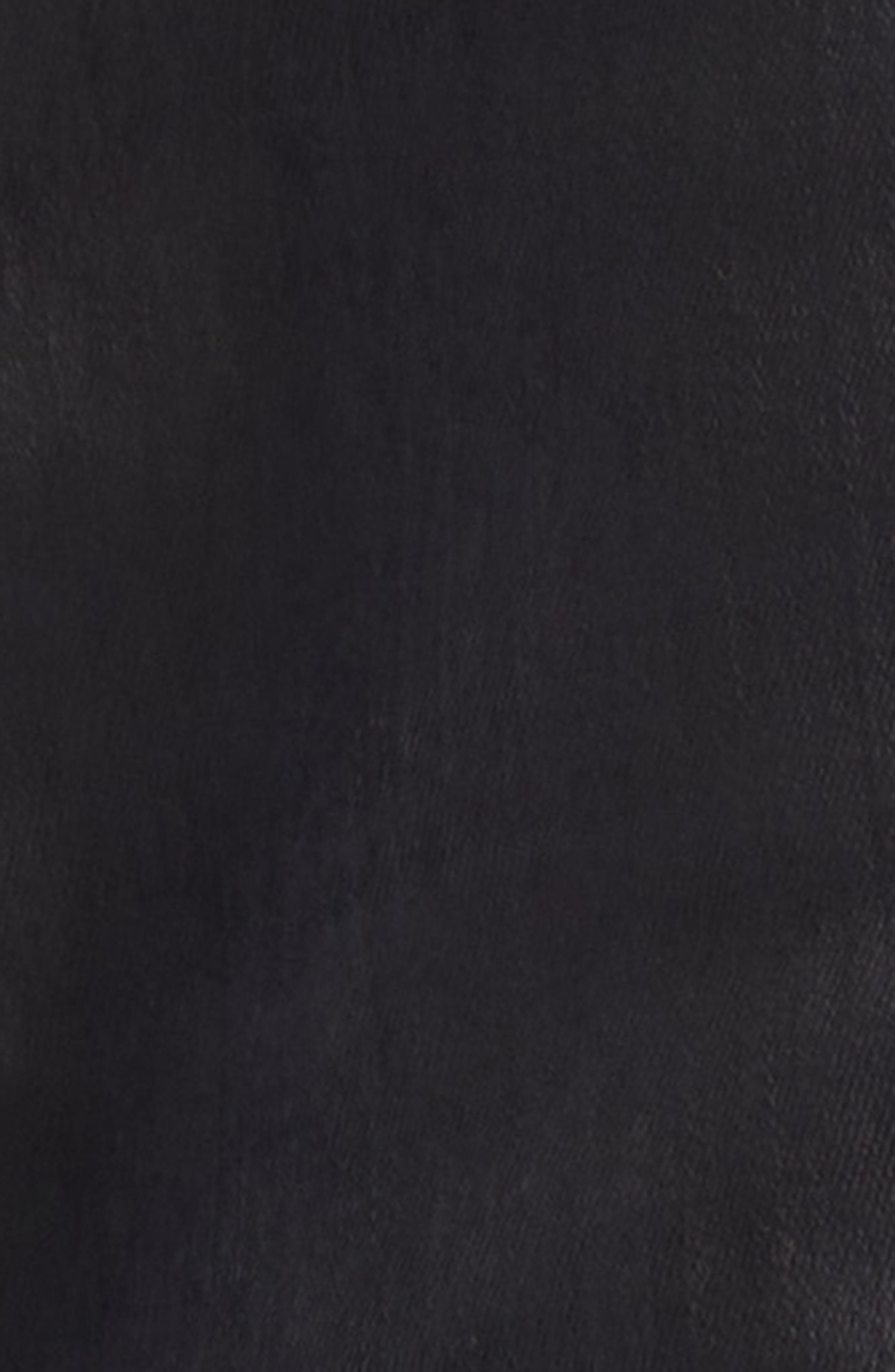 Rick Owens DRKSHDW Bias Waxed Bootcut Jeans in Black Wax at Nordstrom - 7