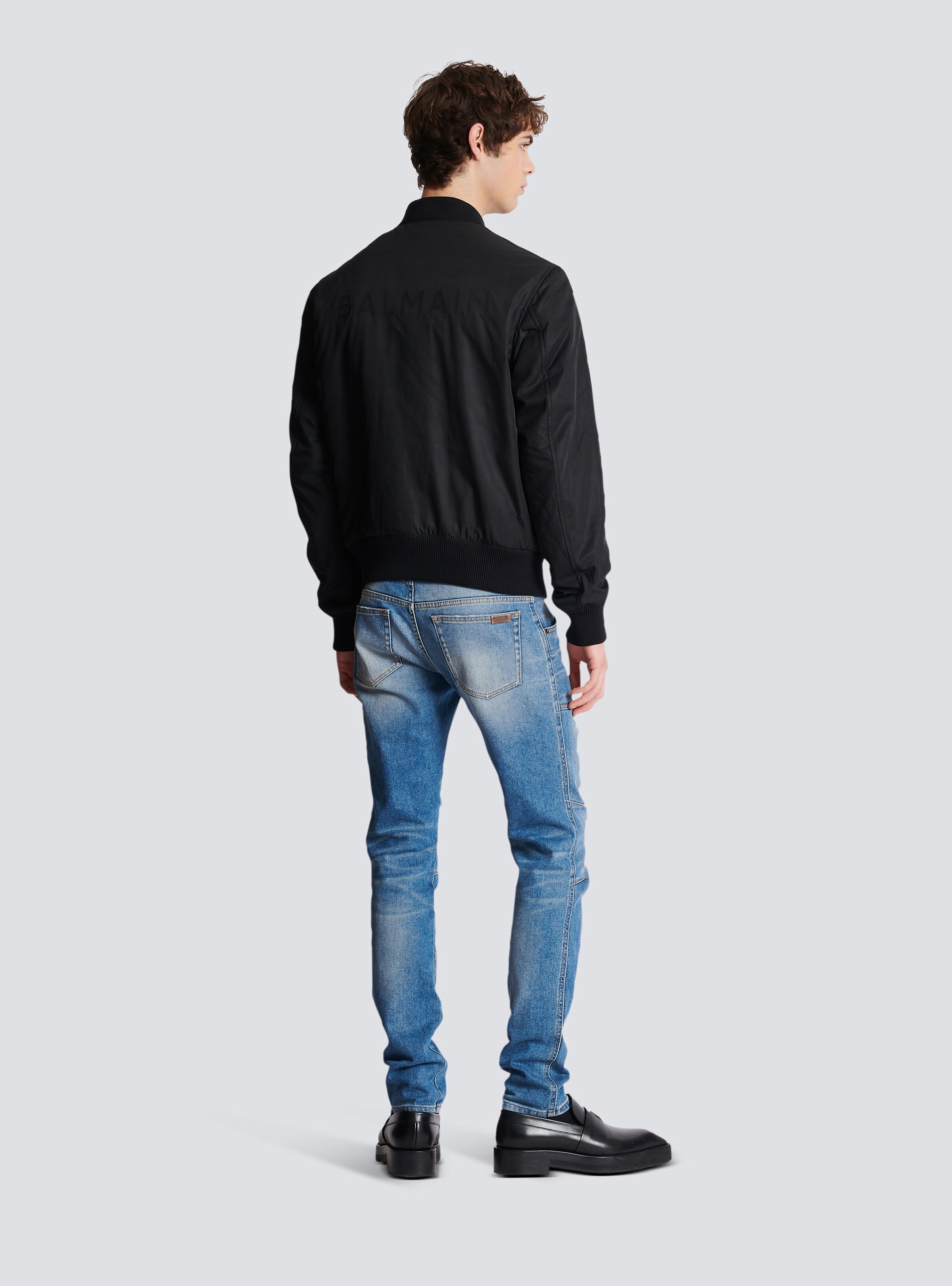 Balmain PB nylon bomber jacket - 4