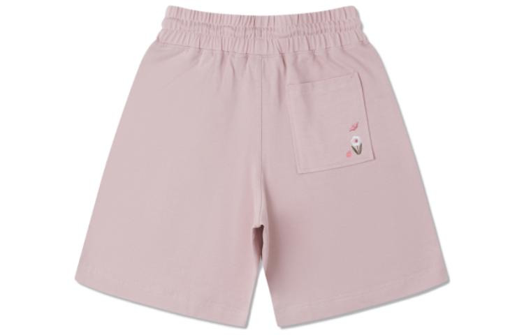 (WMNS) Converse Embroidered Floral Drawstring Shorts 'Pink' 10025374-A02 - 2