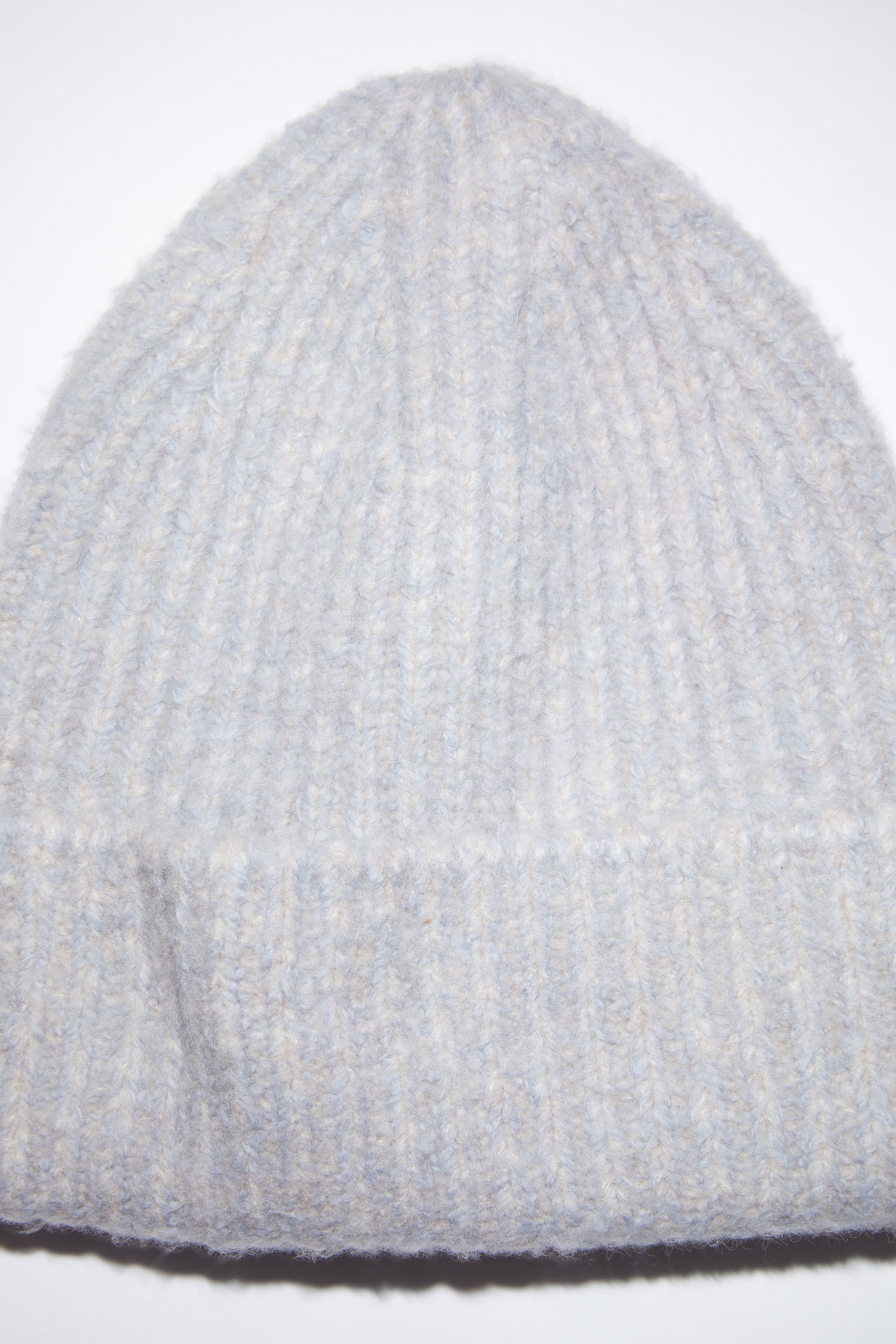 Ribbed beanie hat - Steel blue - 4