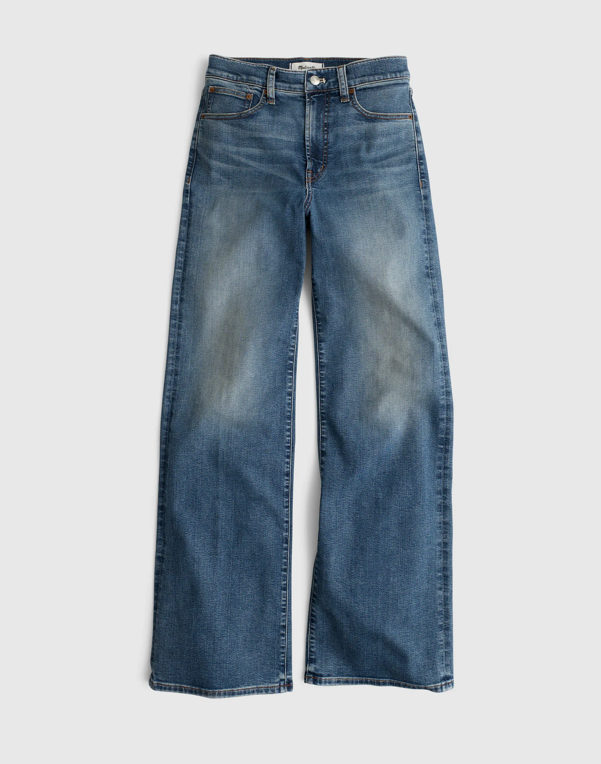 The Wide-Leg Jean in Super Stretch Denim - 1