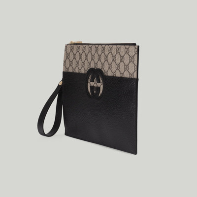 GUCCI Pouch with cut-out Interlocking G outlook