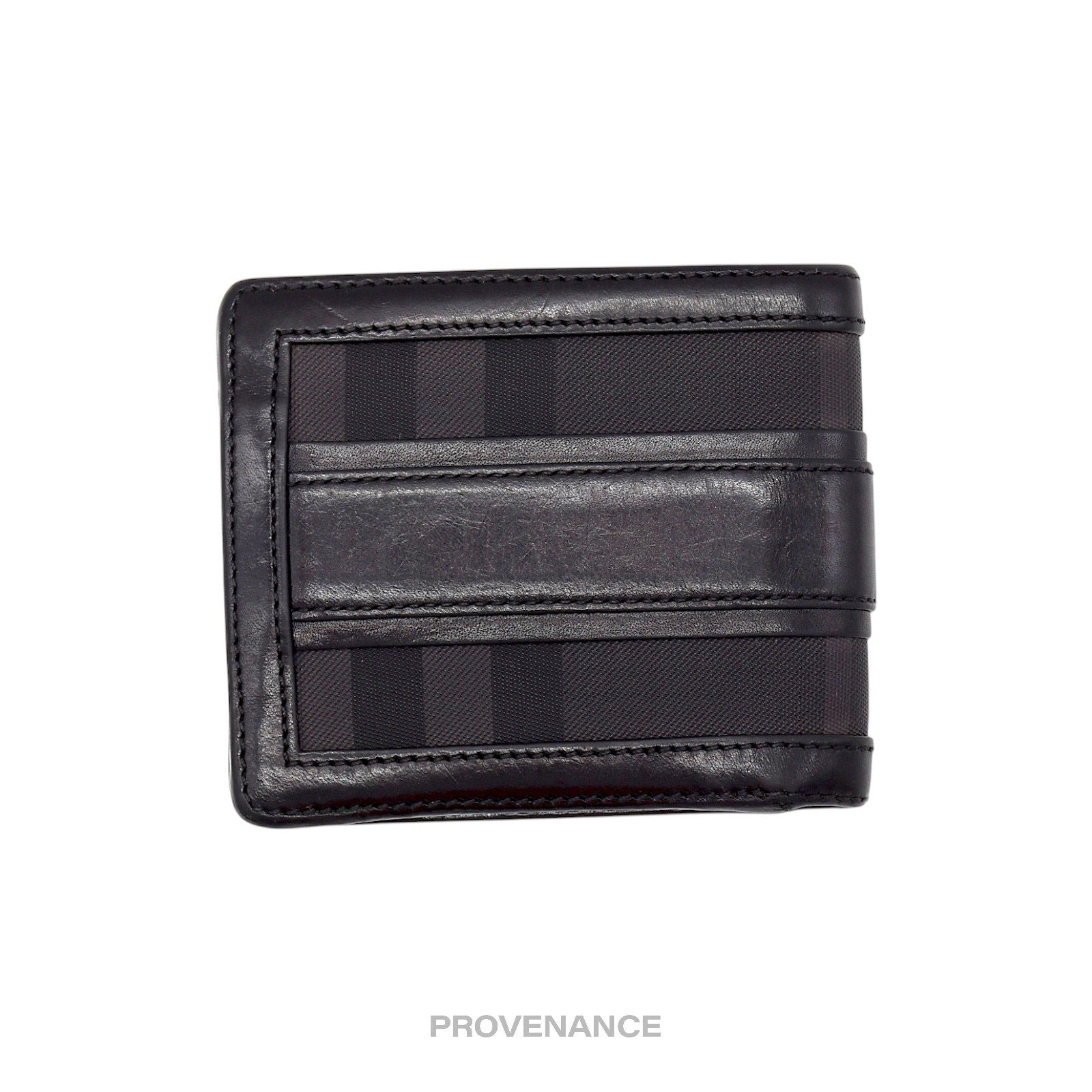 Burberry Bifold Wallet -  London Check Black Charcoal - 2