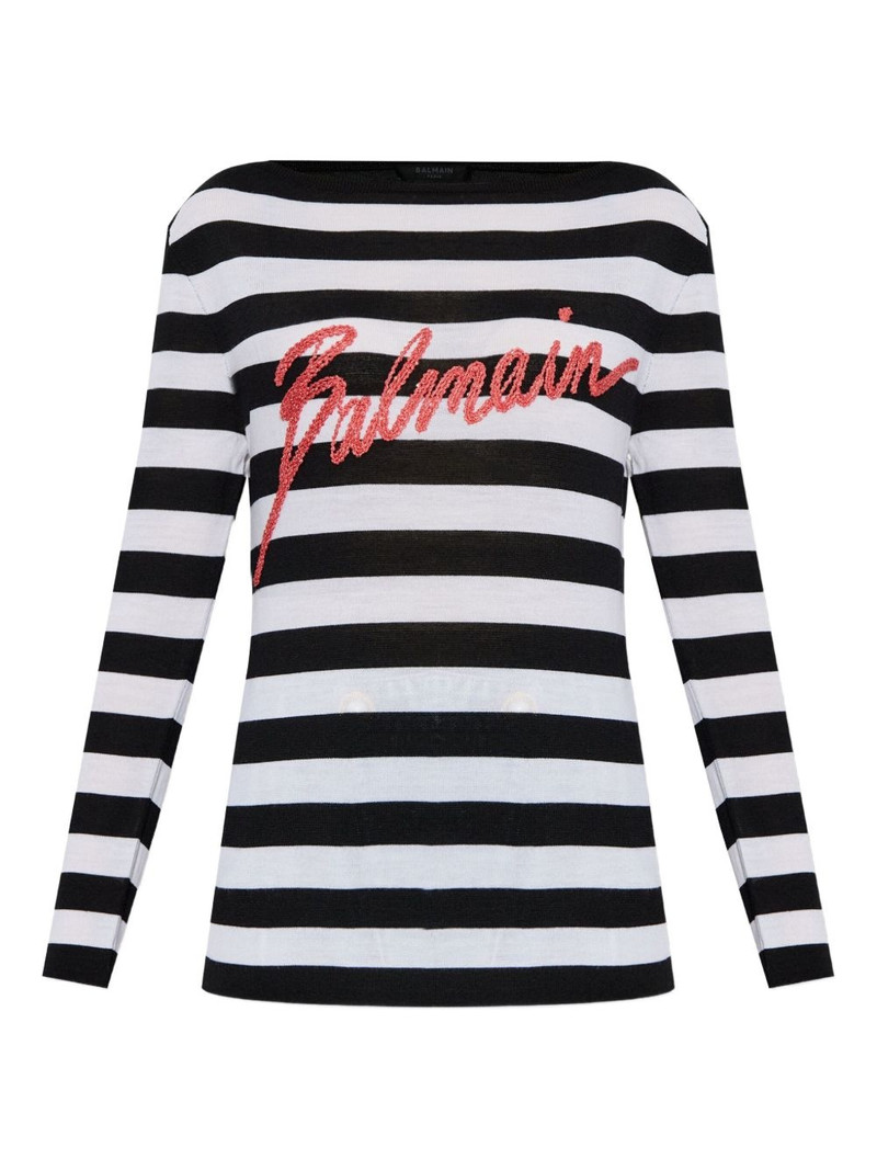 logo-print jumper 1