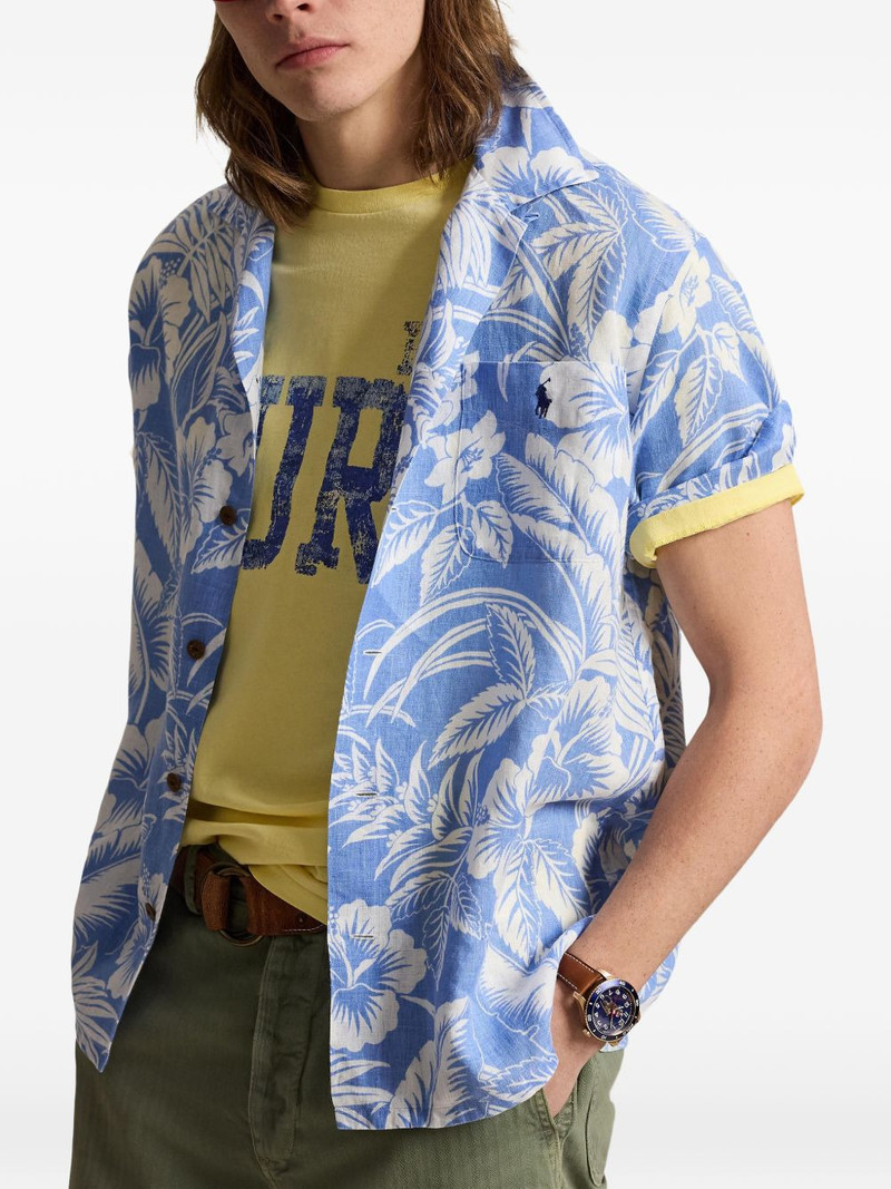 floral-print pocket shirt 4