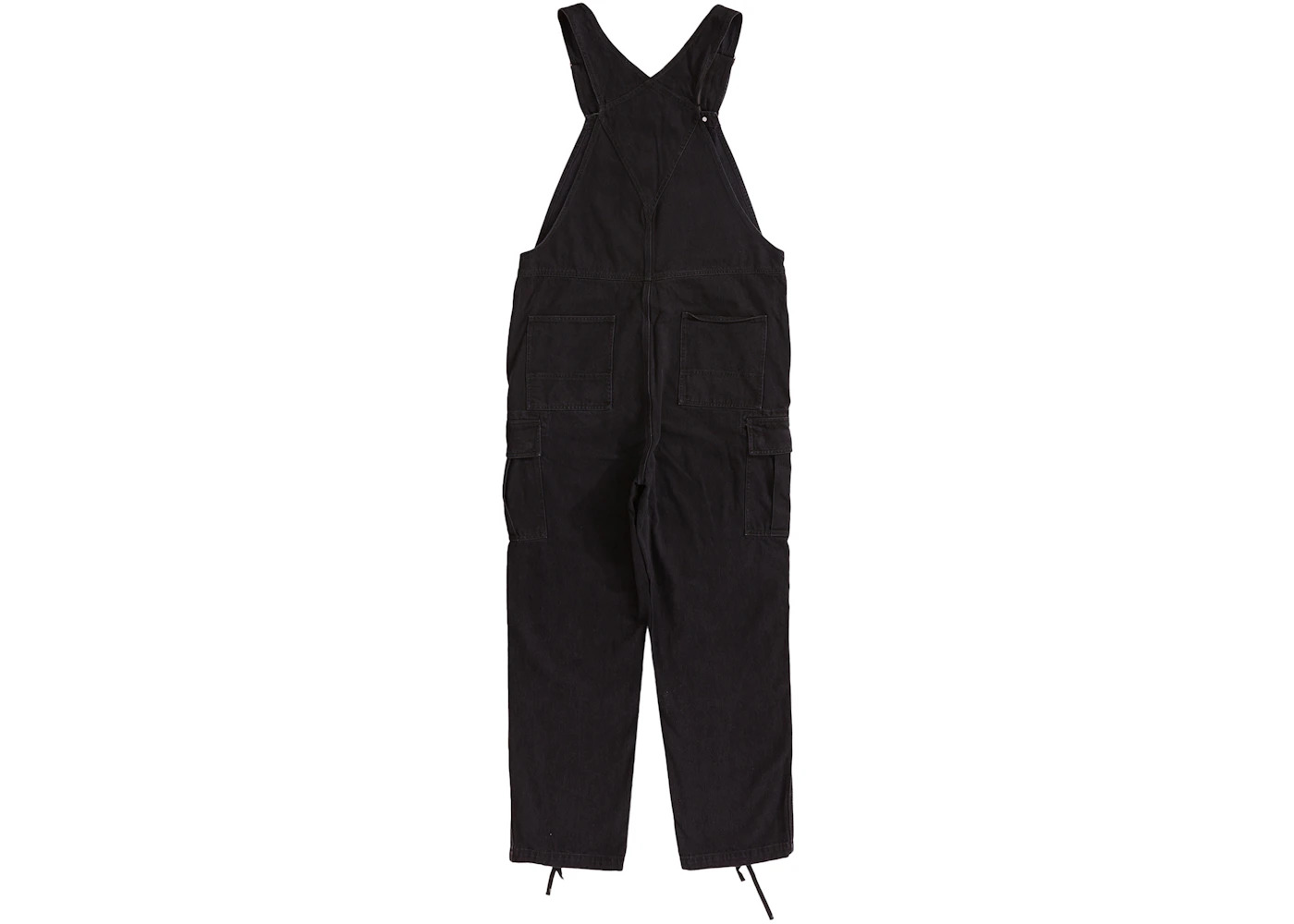 Supreme Cargo Denim Overalls Black - 2
