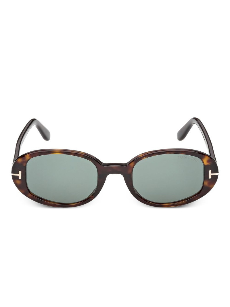 oval-frame sunglasses 1