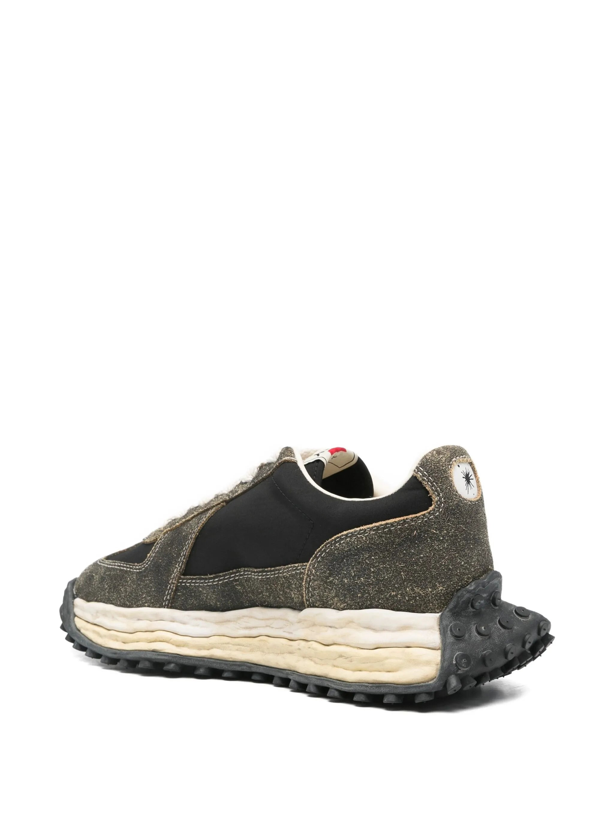 Maison Mihara Yasuhiro Larry Logo-patch Suede Sneakers - 3
