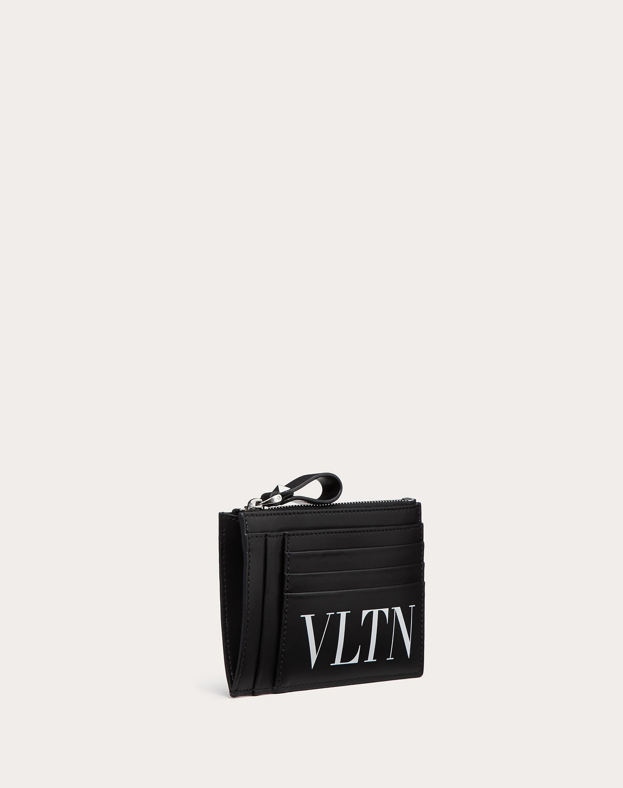 Leather VLTN card holder - 4