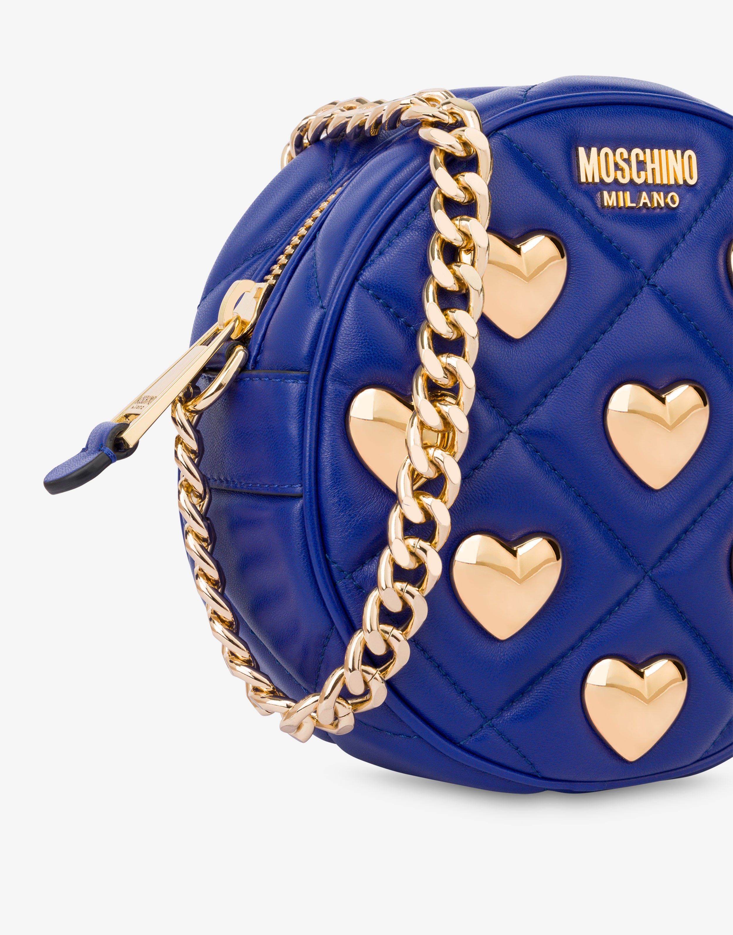 HEART STUDS QUILTED CROSSBODY BAG - 4