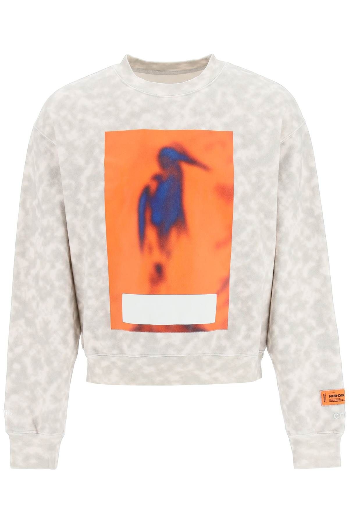 CENSORED HERON CREW NECK SWEATSHIRT - 1