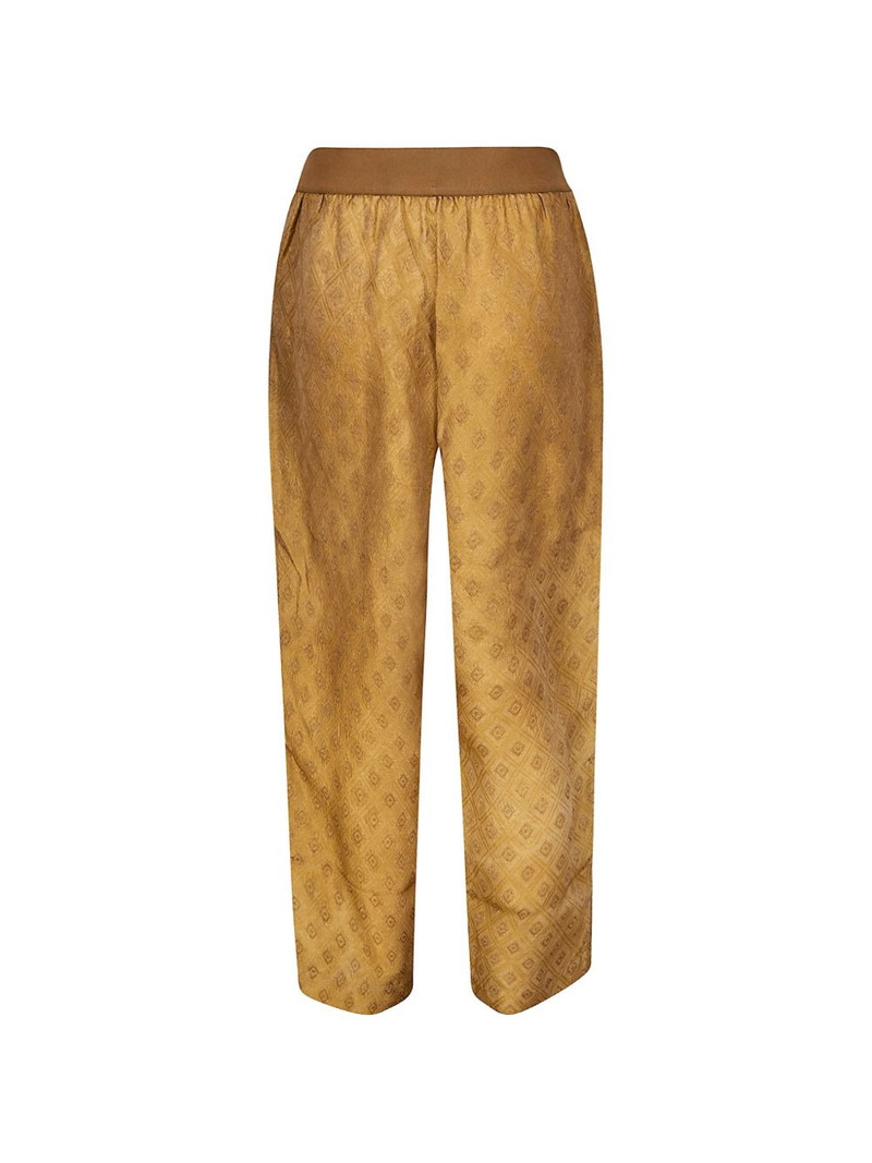 UMA WANG geometric-pattern trousers outlook