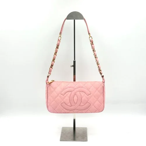 Chanel No. 9 Pink Caviar Timeless Shoulder Bag - 1