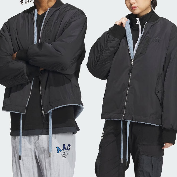 adidas Reverse Sherpa Jackets 'Black' IN0989 - 3