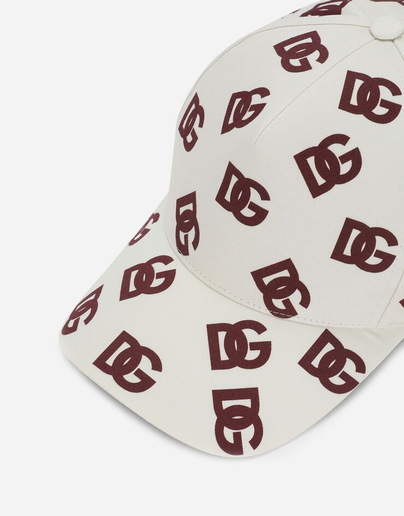 Dolce & Gabbana Baseball cap with all-over DG print outlook