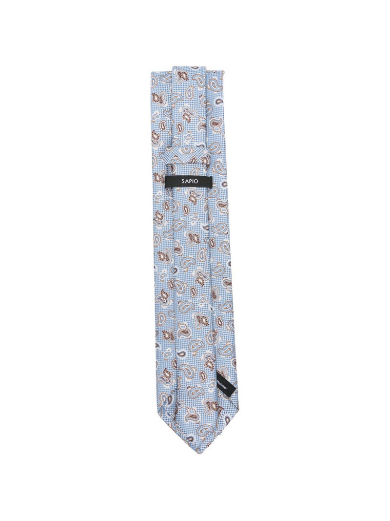 SAPIO paisley check tie outlook