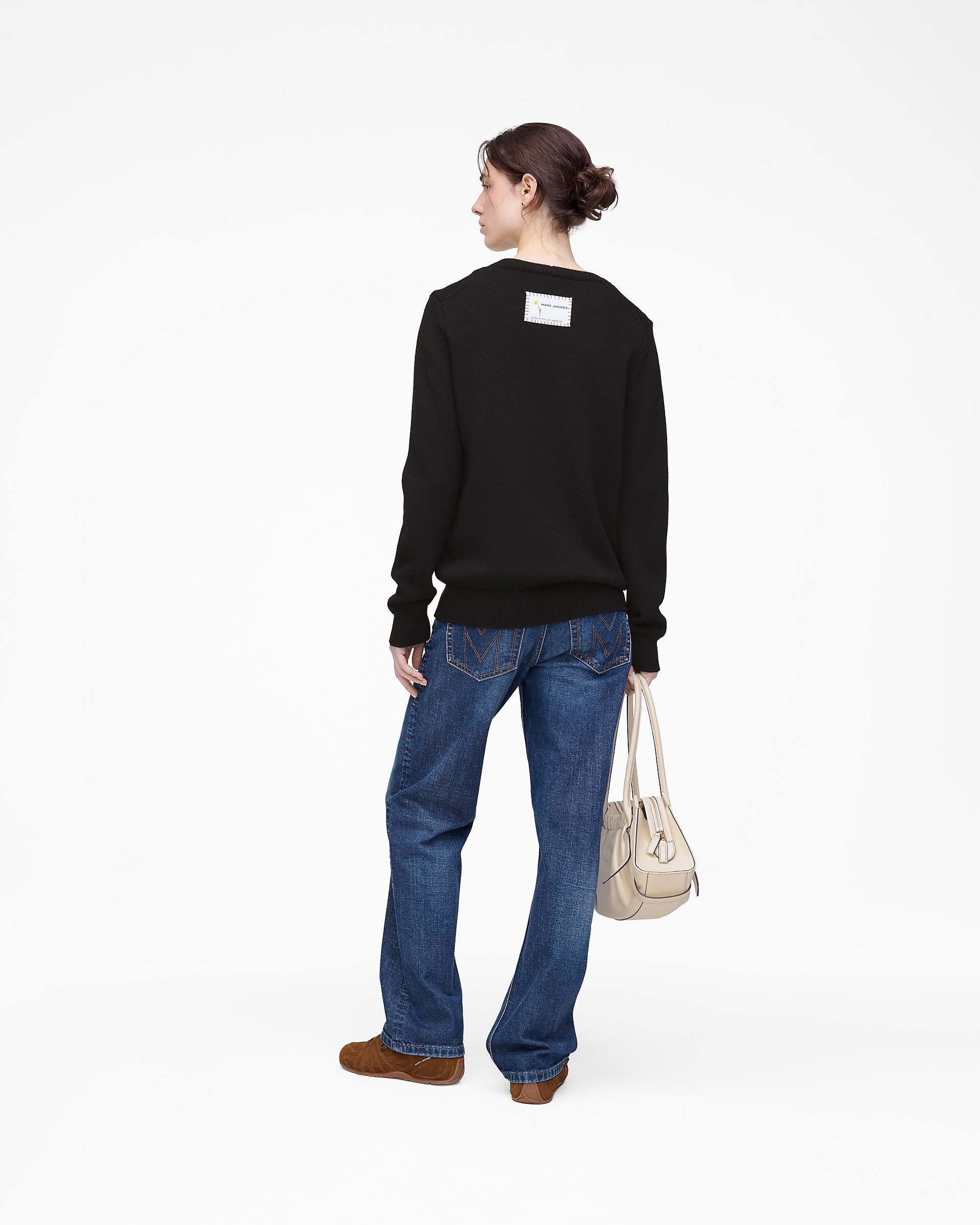 MARC IS JOY JACQUARD CREWNECK - 4