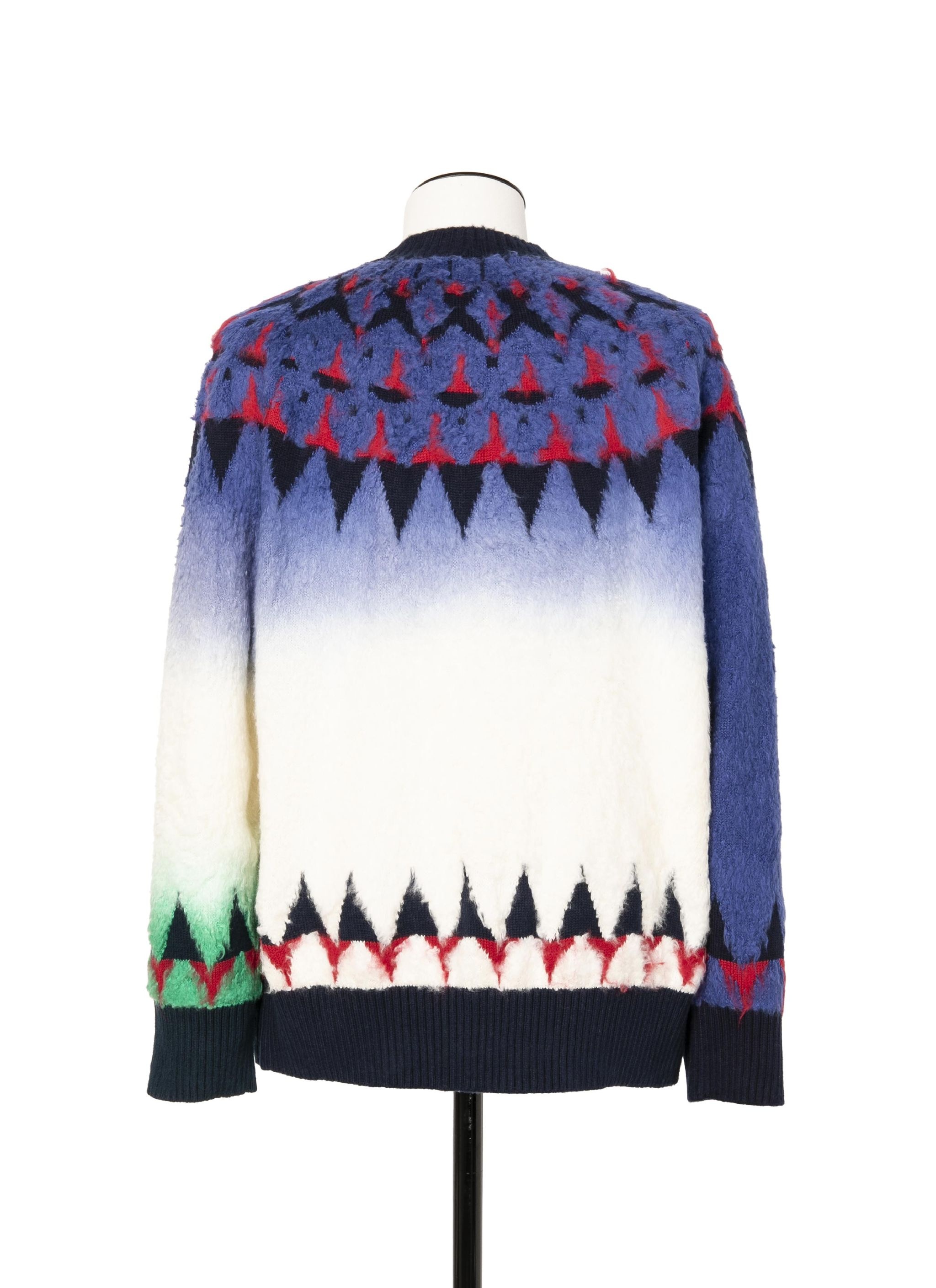 Jacquard Knit Pullover - 5